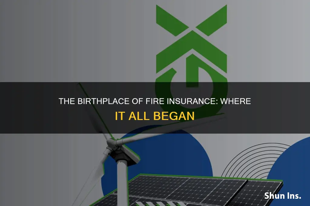 where was the first fire insurance company formed