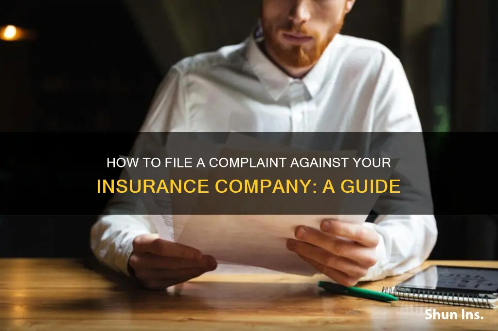 where we can complaint against insurance company