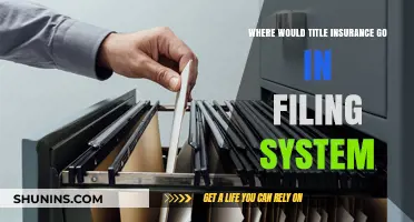 Title Insurance: Efficient Filing System Organization