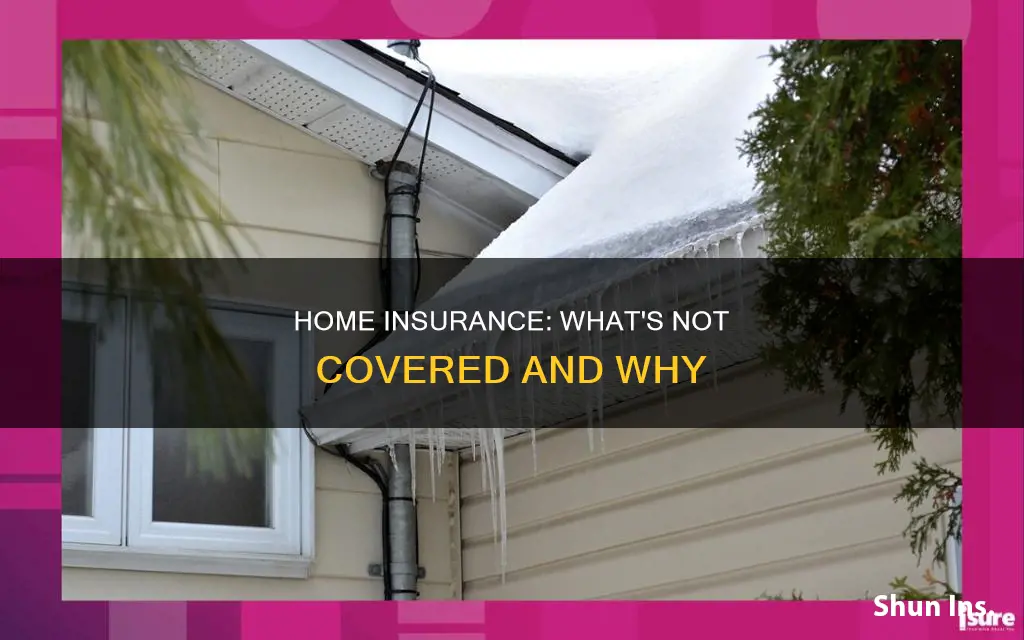which area is not protected by most homeowners insurance