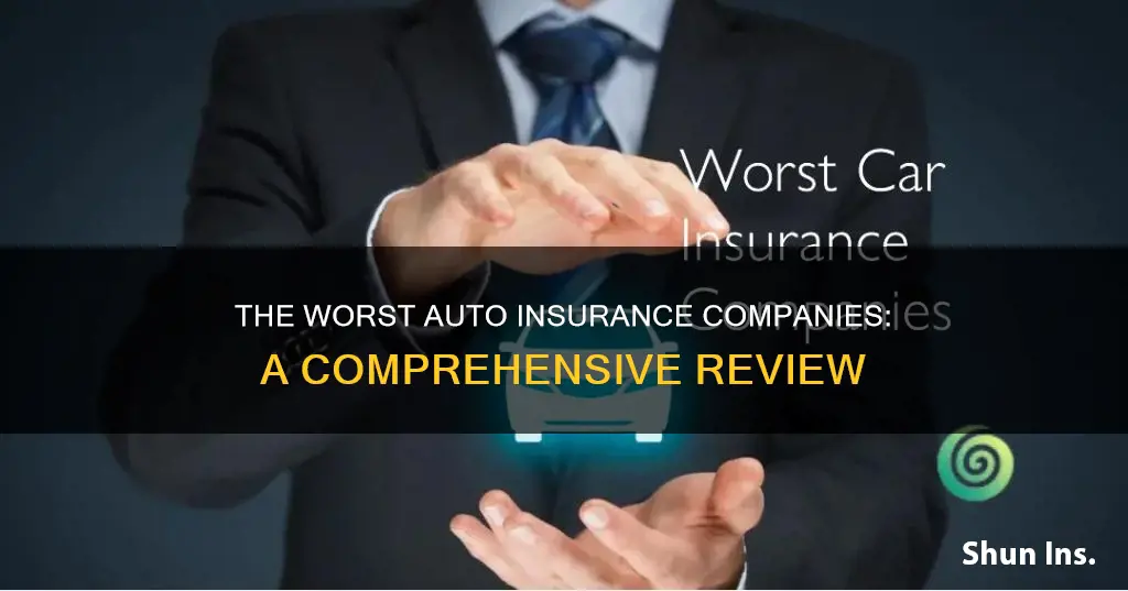 which auto insurance companies are the worst