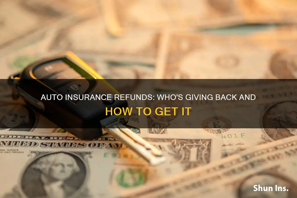 which auto insurance is giving refunds