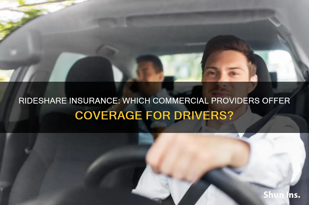 which commercial insurance companies cover rideshare