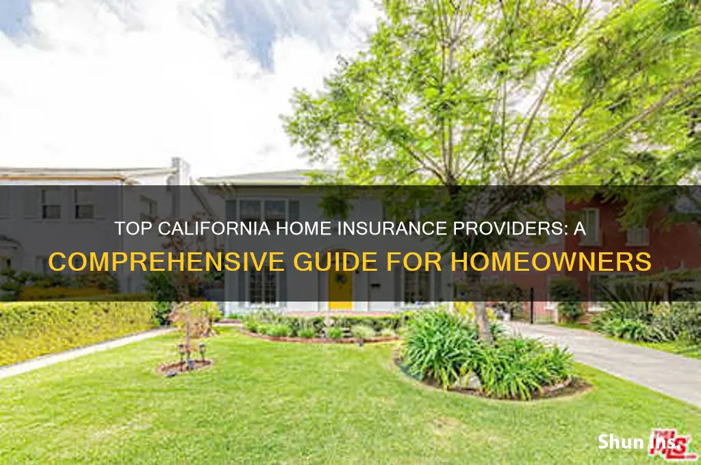 which companies offer home insurance in california