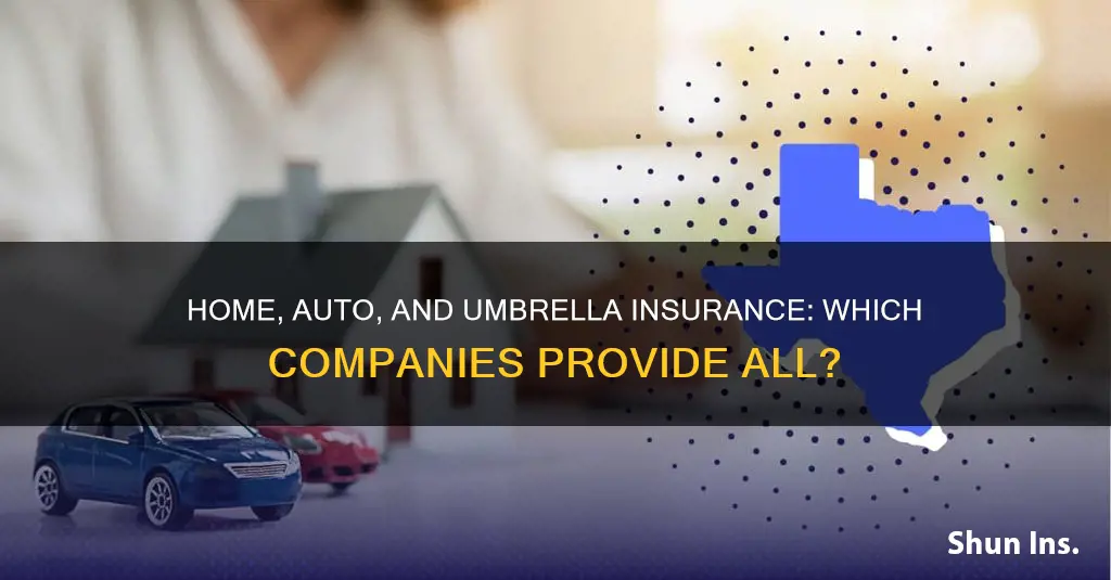 which companies provide home auto and umbrella insurance