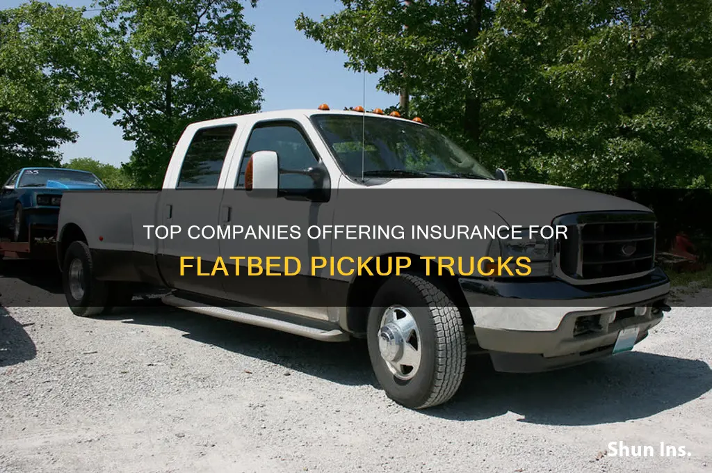 which company insures flatbed pickup trucks