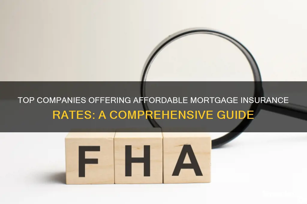 which company offers low mortgage insurance rates