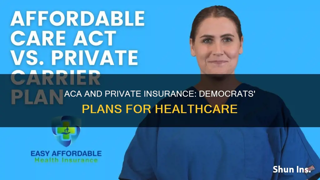 which democratic candidate aca and private insurance