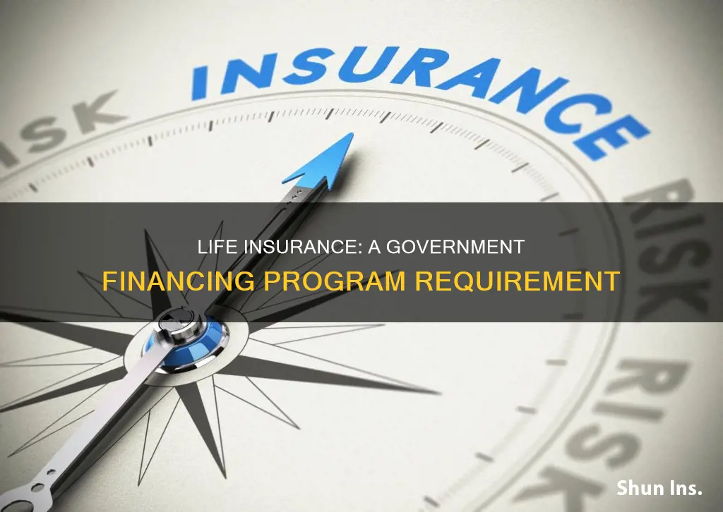 which government financing program requires life insurance