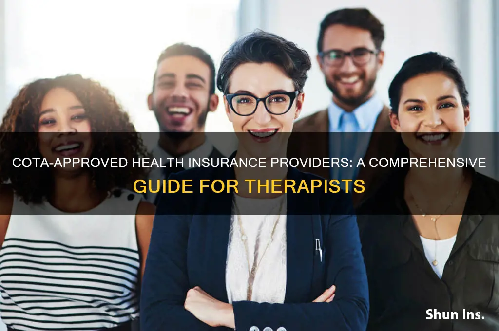 which health insurance companies allow cota to treat