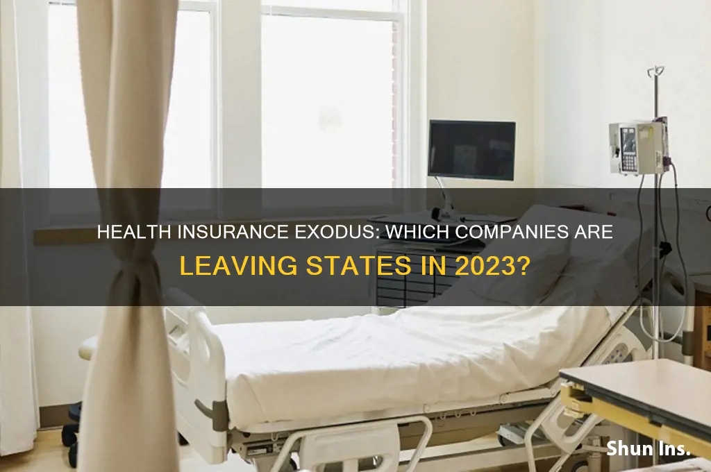 which health insurance companies are pulling out of states