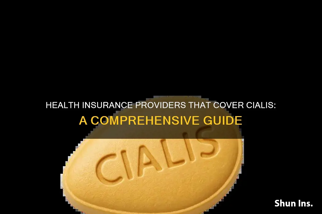 which health insurance companies cover cialis