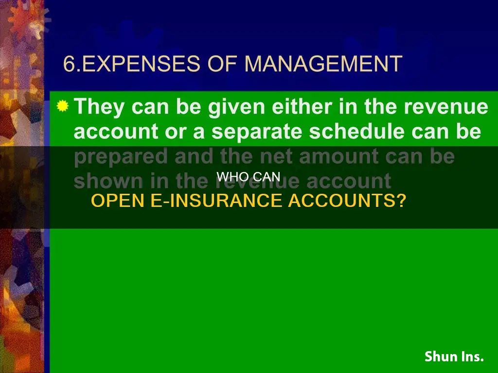 which institutions are authorized to open e insurance accounts