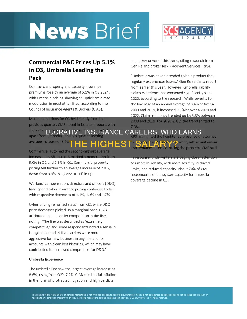 which insurance agents make the most money