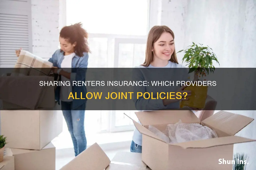 which insurance companies allow renters insurance to be shared