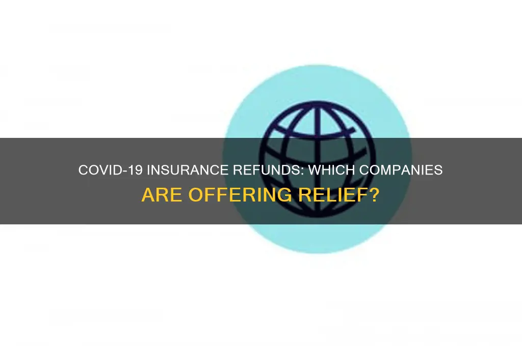 which insurance companies are giving refunds due to covid 19