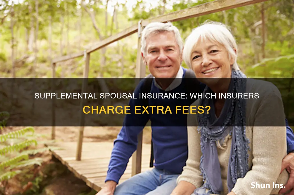 which insurance companies charge extra for supplemental spousal insurance