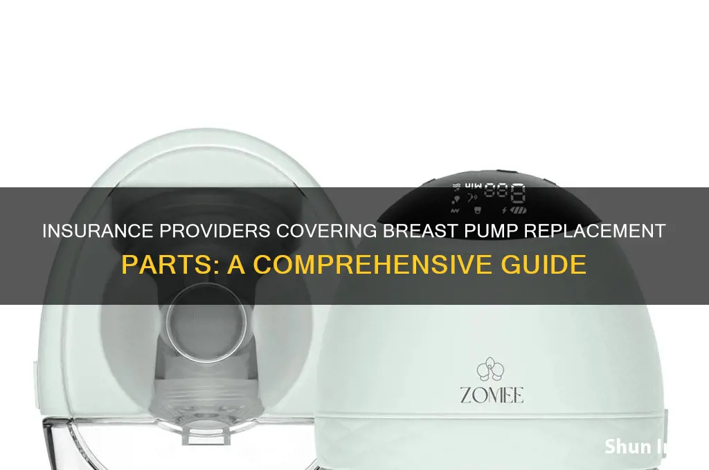 which insurance companies cover breast pump replacement parts