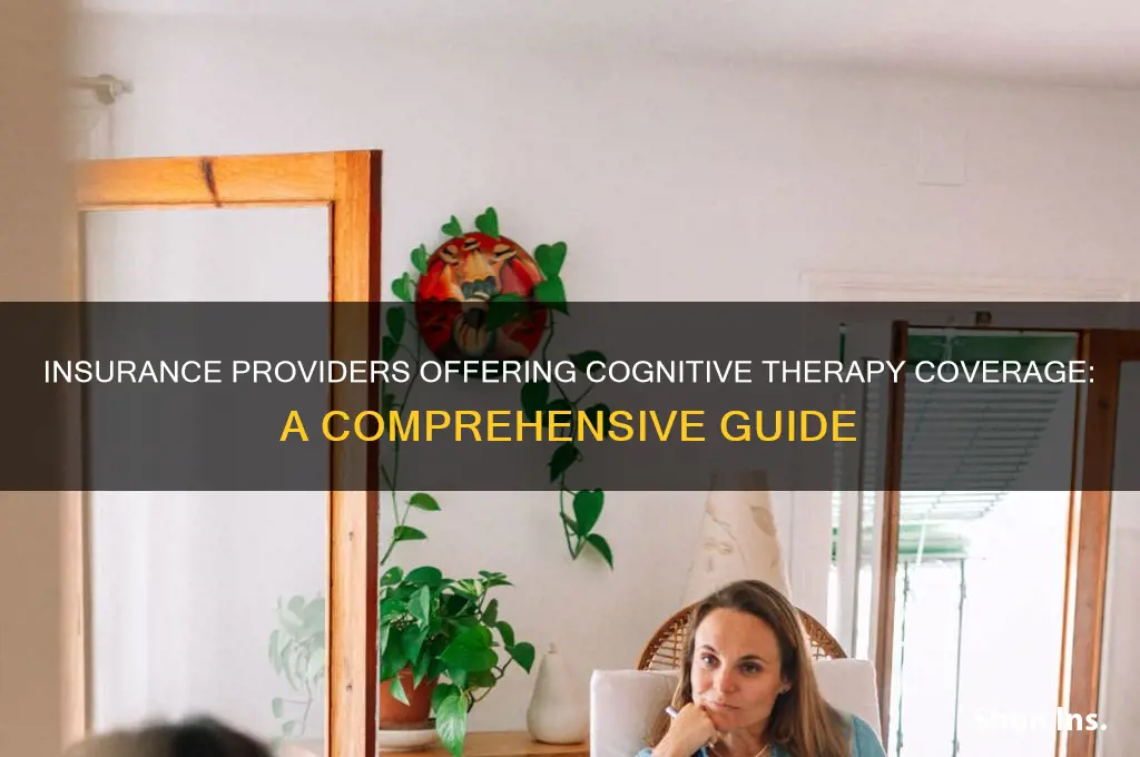which insurance companies cover cognitive therapy