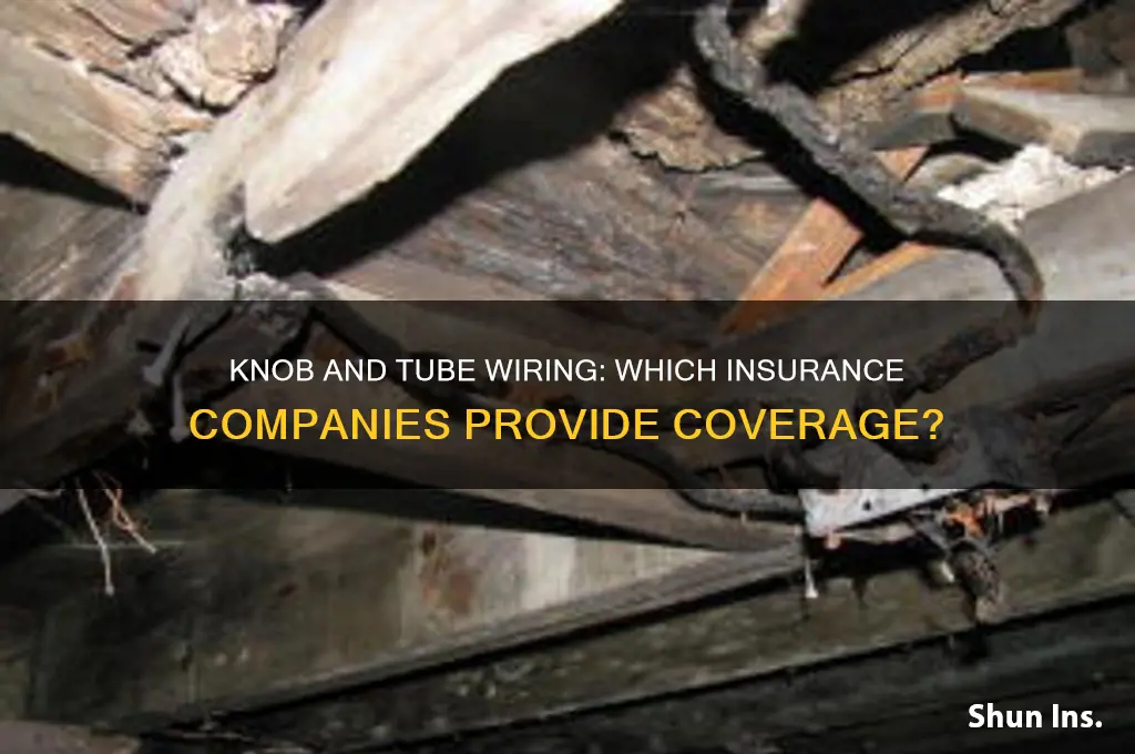 which insurance companies cover knob and tube wiring