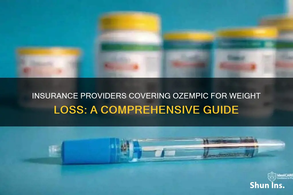 which insurance companies cover ozempic for weight loss