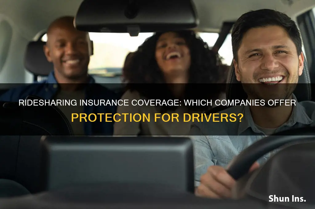 which insurance companies cover ridesharing