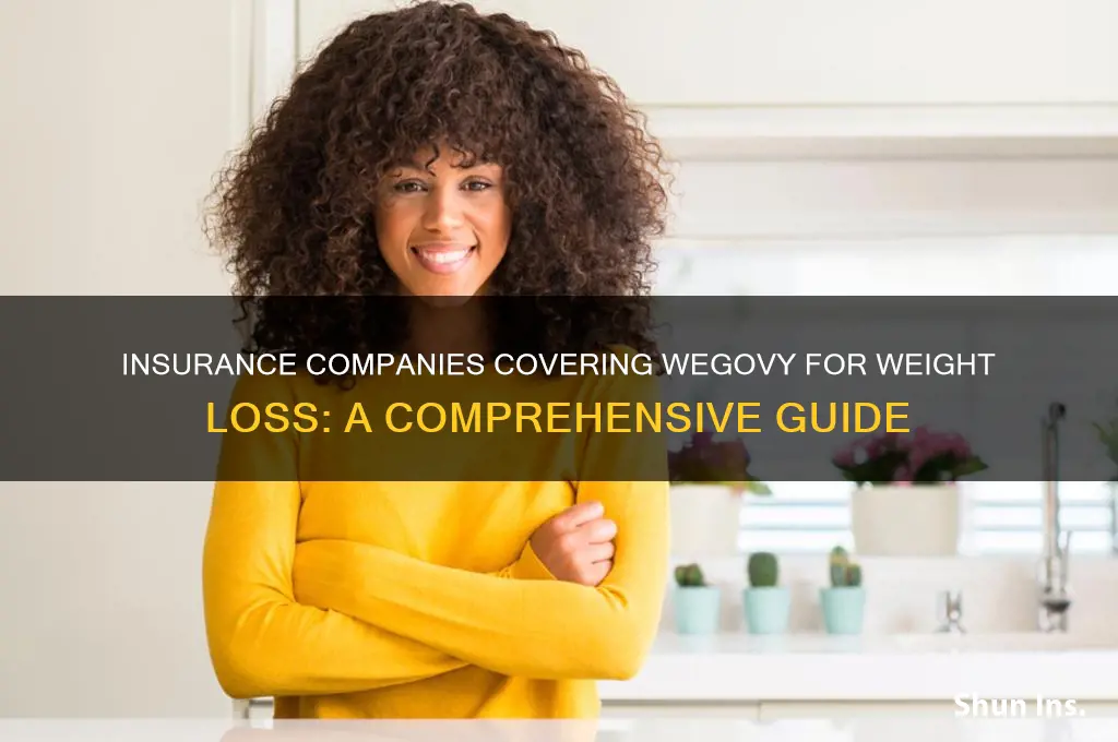 which insurance companies cover wegovy for weight loss