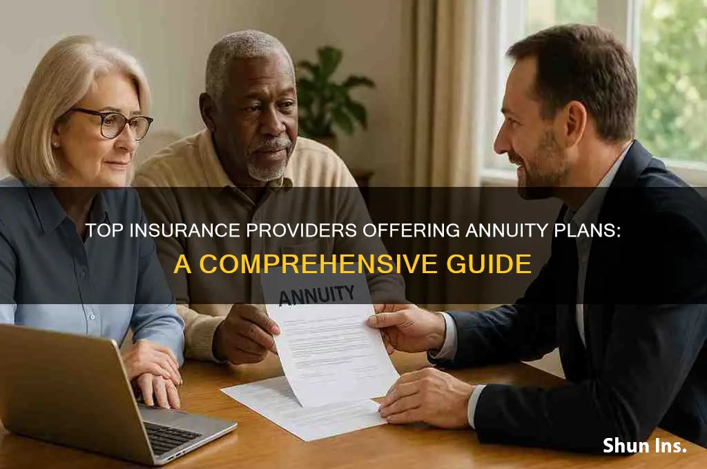 which insurance companies handle annuities
