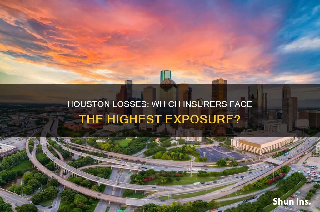 which insurance companies have mostexposeure to houston losses