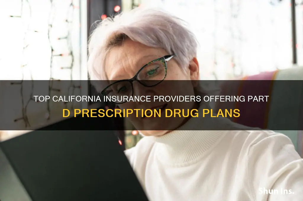 which insurance companies offer part d in california