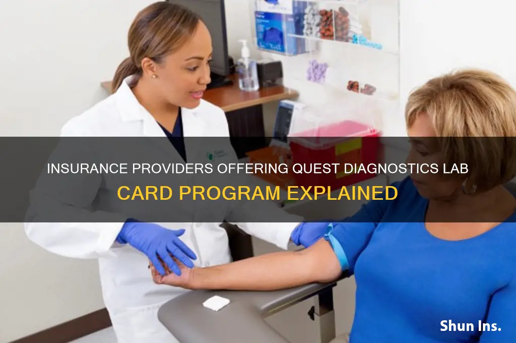 which insurance companies provide quest diagnostics lab card program