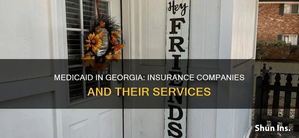 which insurance companies service georgia medicaid