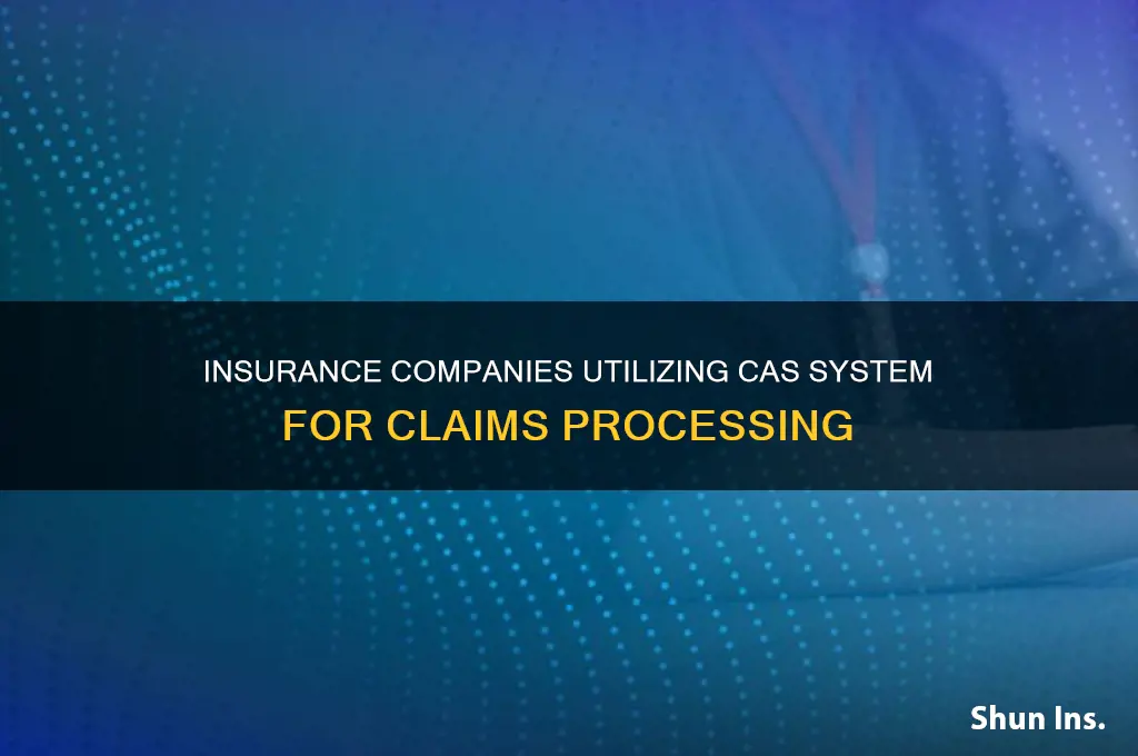which insurance companies use the cas system for claims