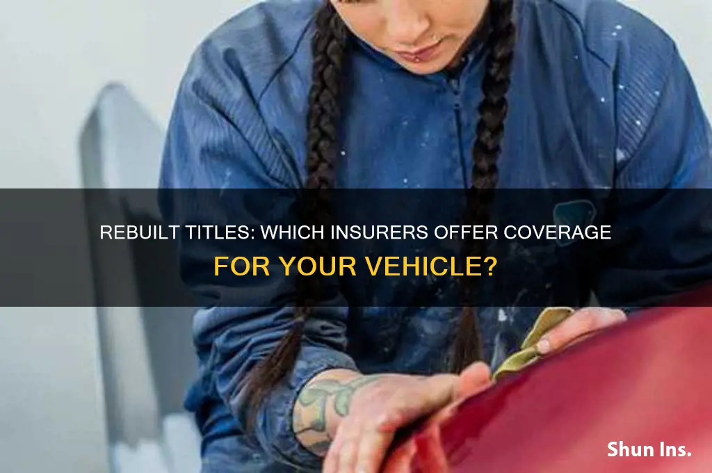 which insurance companies will cover vehicles with rebuilt titles