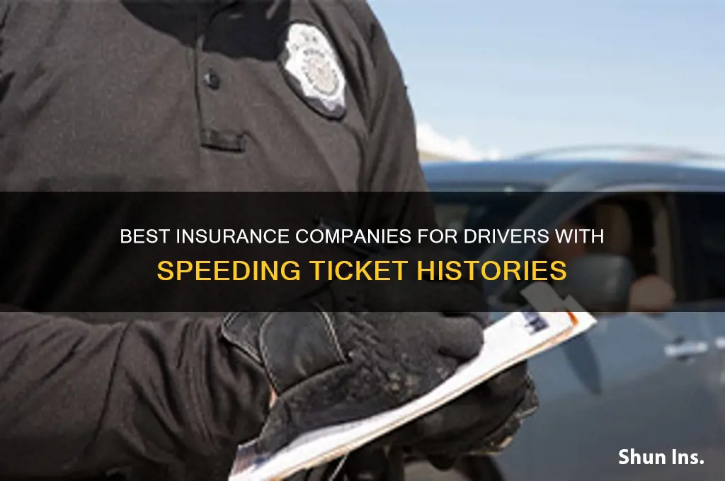 which insurance company best for speeding ticket history