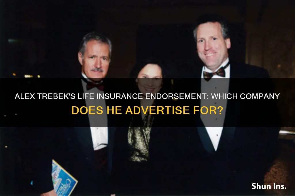 which insurance company does alex trebek advertise life insurance for