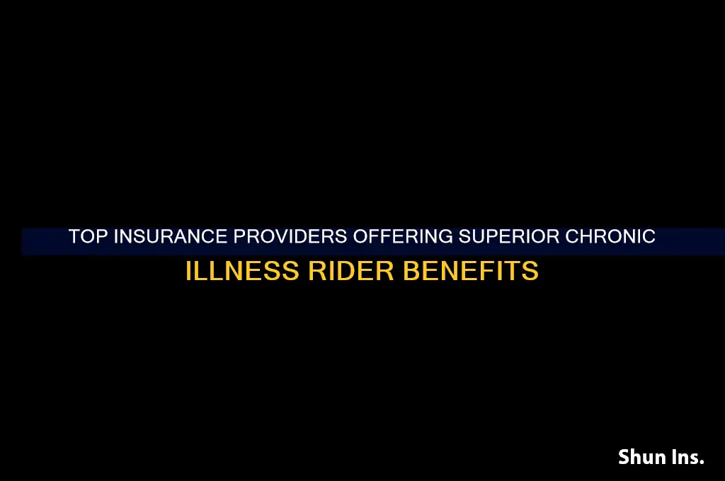 which insurance company has the best chronic illness rider