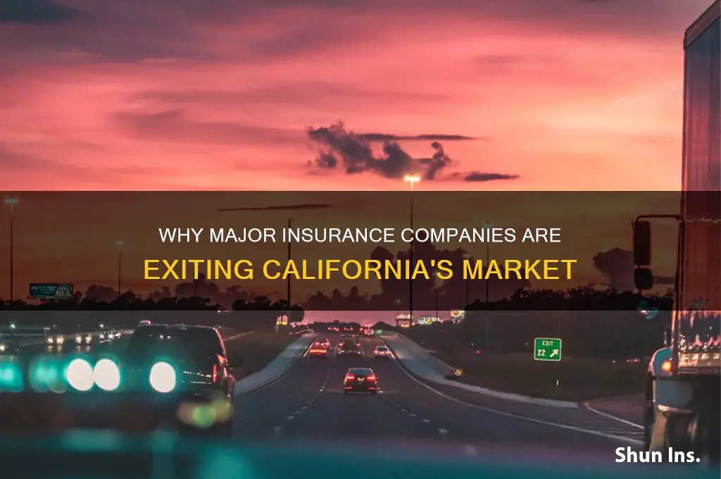 which insurance company left california
