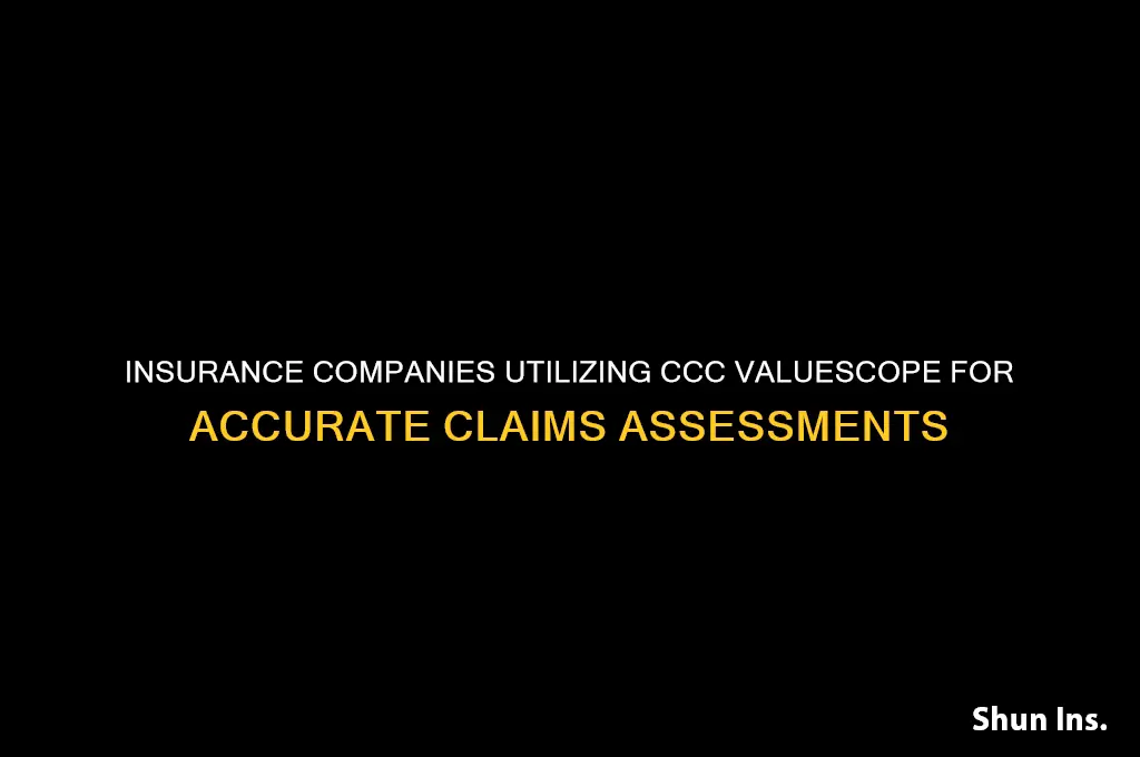 which insurance company use ccc valuescope