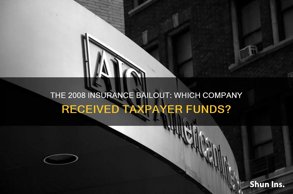 which insurance company was bailed out in 2008