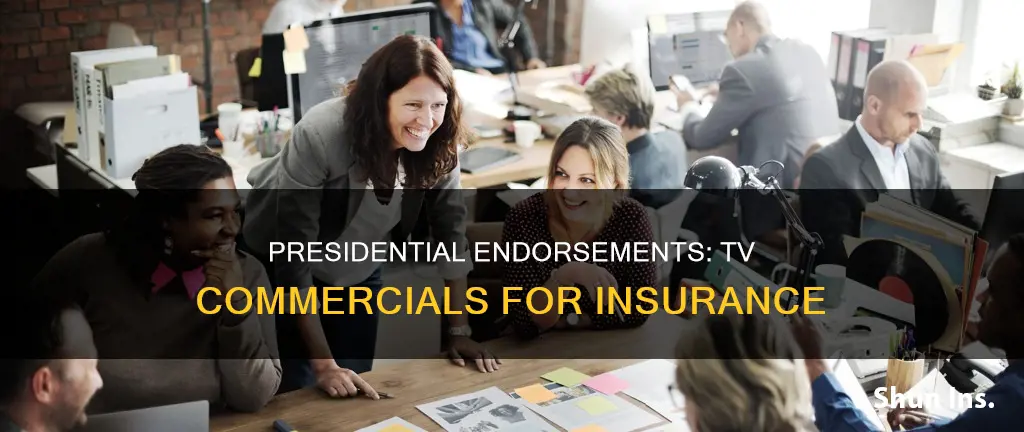 which insurance has the tv president on tube commercials