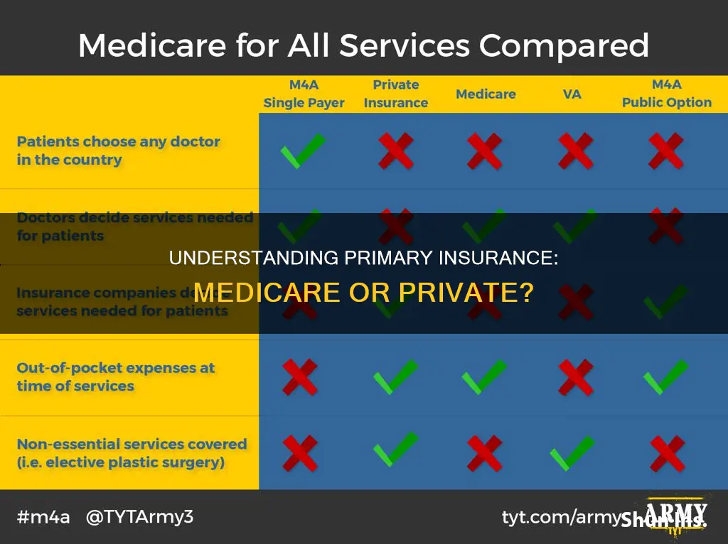 which insurance is yor primary medicare or private