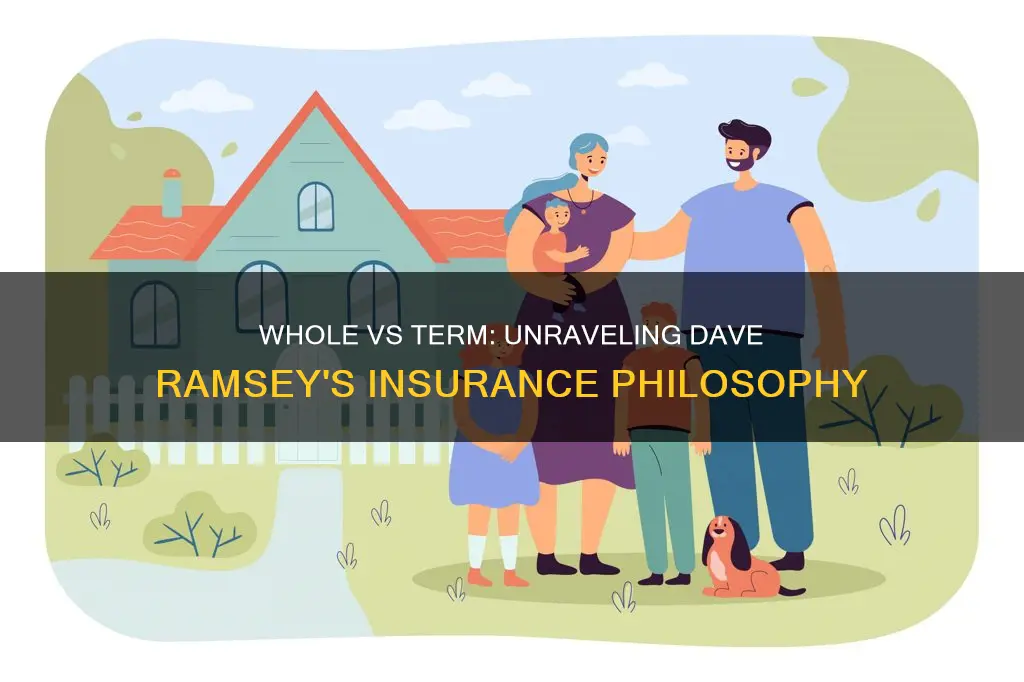 which insurance whole or term dave ramsey recommend