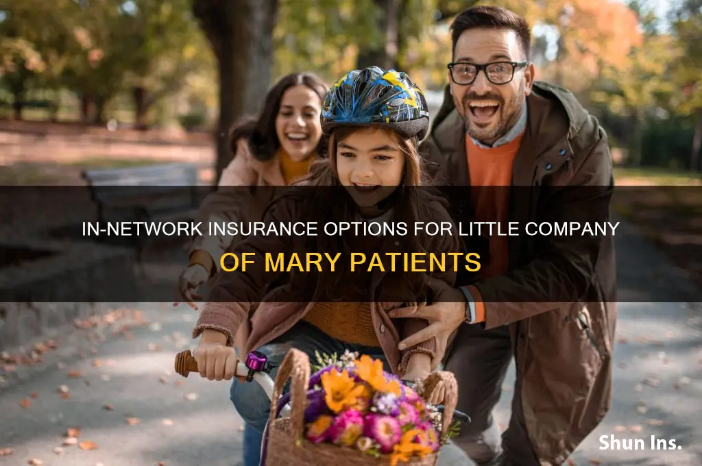 which insurances are in network for little company of mary