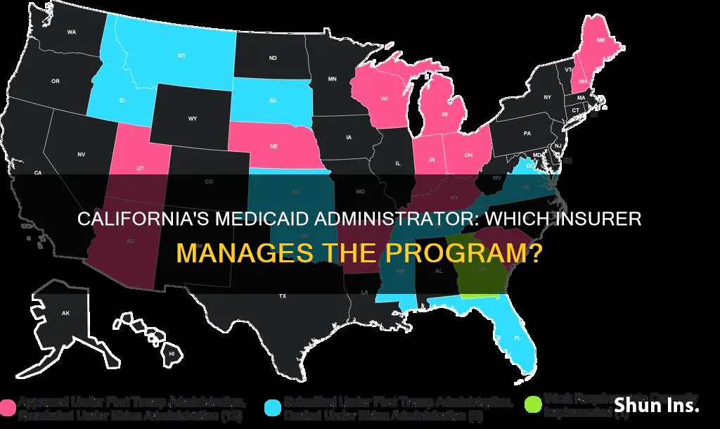 which insurer is the medicaid administrator for california