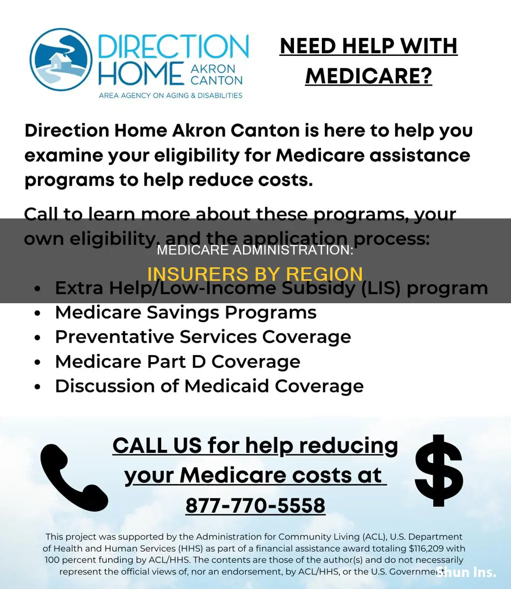 which insurers administer medicare by region