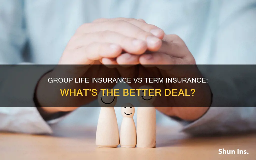 which is better group life insurance vs term insurance