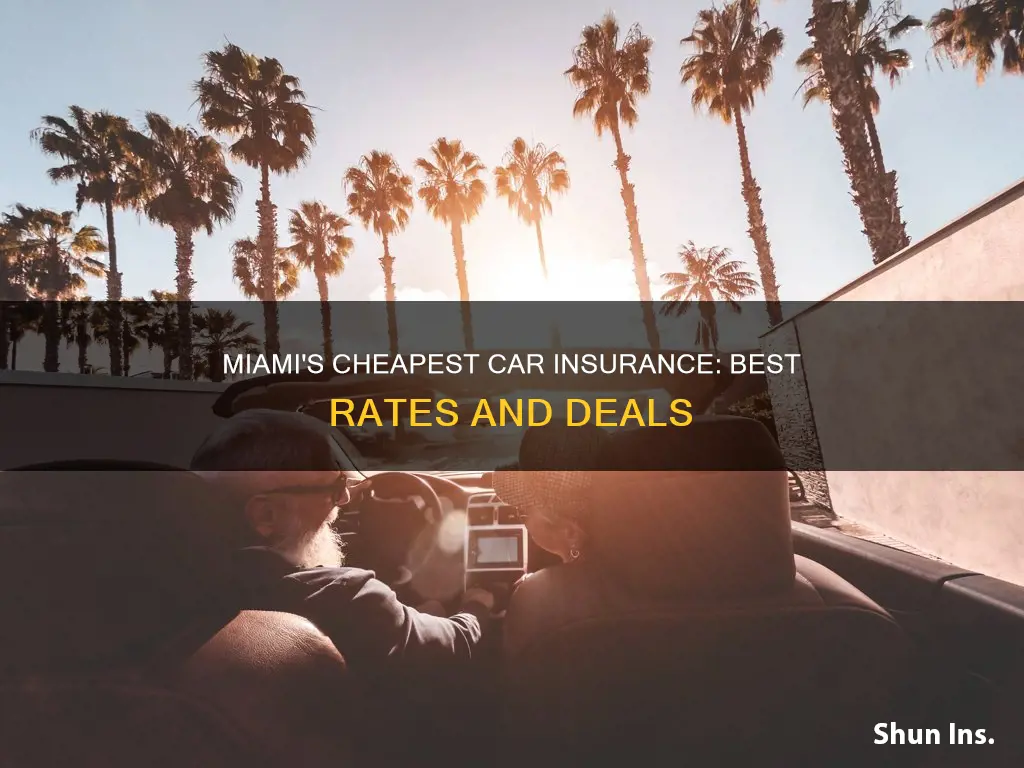 which is the cheapest driver insurance in miami