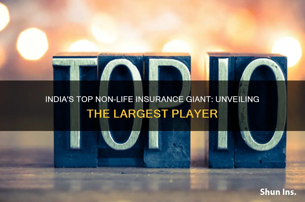 which is the largest non life insurance company in india