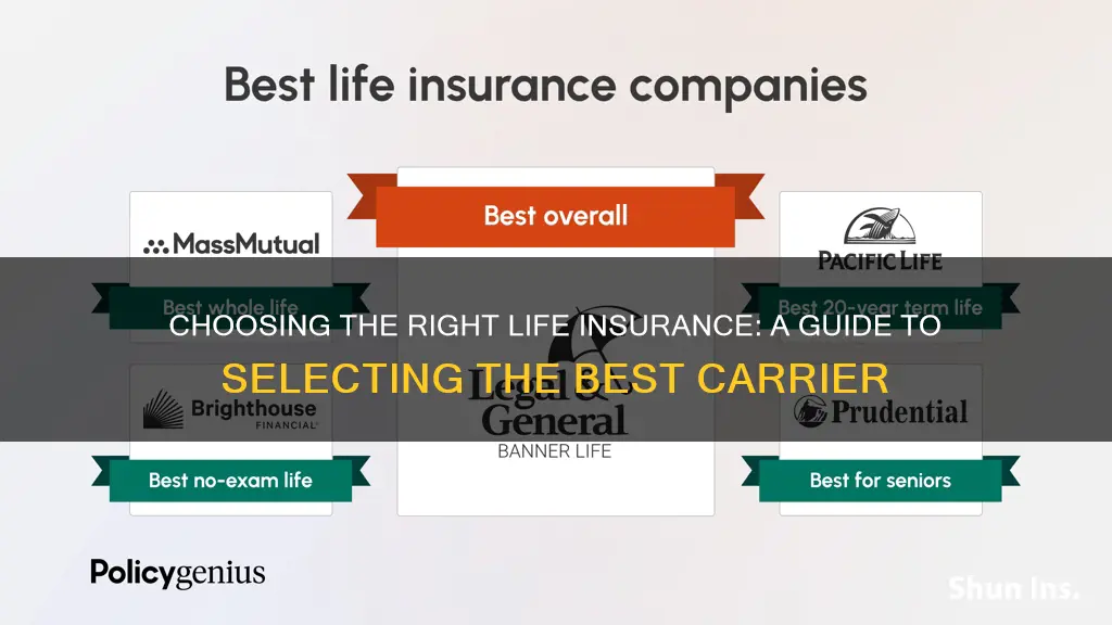 which life insurance carrier to place customer with